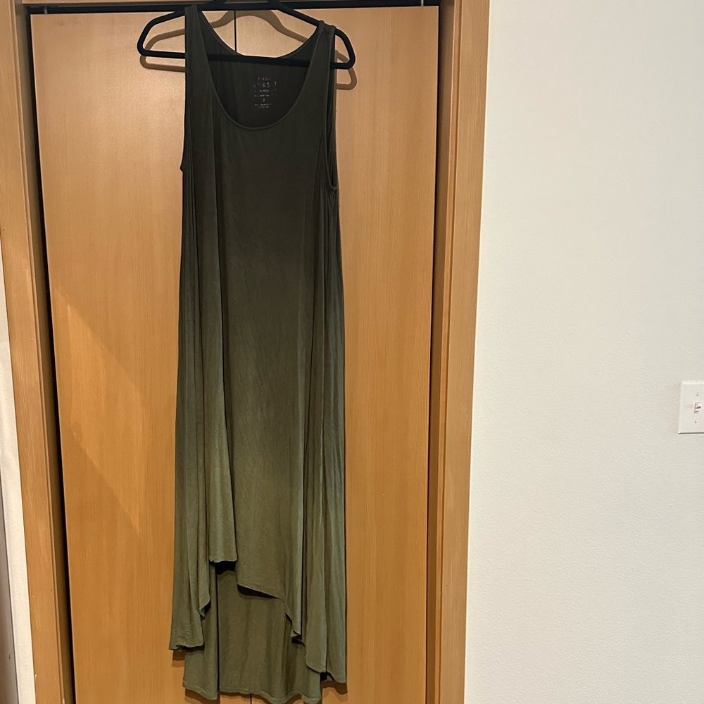 Super Soft high-low ombré dress